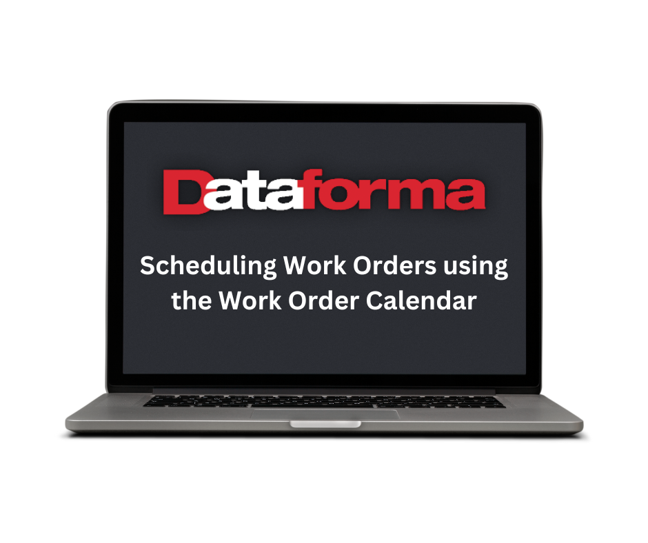 Scheduling Work Orders using the Work Order Calendar - HELP CENTER